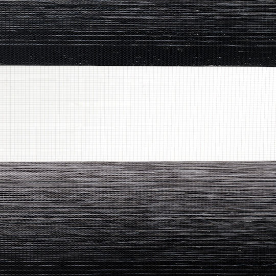 BetterHome Roller Blinds 525830 Partial Blackout Double Black W100xH120cm MHB-7531-06-100x120