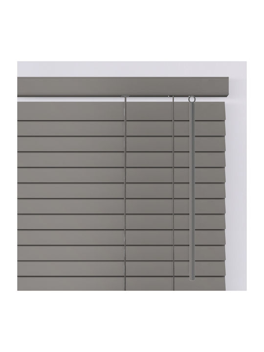 BetterHome 815287 Jalousie & Rollläden Hölzernes in Grau Farbe P80xH100cm