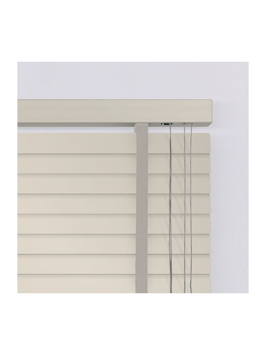 BetterHome 805602 Wooden Shading Blind In Ecru Colour W80xH80cm