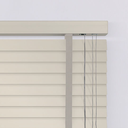 BetterHome 805602 Щора За Засенчване От Дърво В Екрю Цвят Ширина 80xВисочина 80см