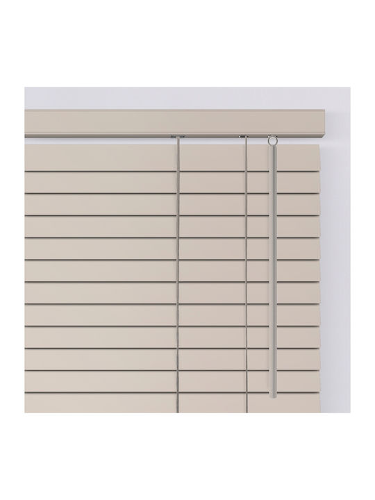 BetterHome 815282 Στόρι Σκίασης Ξύλινο σε Εκρού Χρώμα Π80xΥ100εκ.