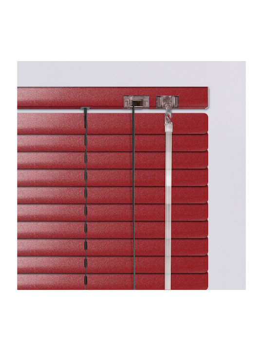 BetterHome 836815 Jalousie & Rollladen aus Aluminium in Roter Farbe P100xHöhe140cm