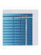 BetterHome 837003 Aluminum Shading Blind in Blue Colour W140xH160cm