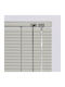 BetterHome 846363 Jalousie aus Aluminium in Grau Farbe P120xH300cm