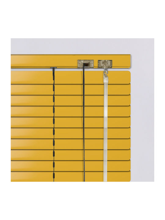 BetterHome 836032 Στόρι Σκίασης Αλουμινίου σε Κίτρινο Χρώμα Π120xΥ100εκ.