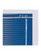 BetterHome 846144 Aluminum Shading Blind in Blue Colour W160xH100cm