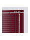 BetterHome 836188 Щора За Засенчване От Алуминий В Бордо Цвят Ширина 100xВисочина 250см
