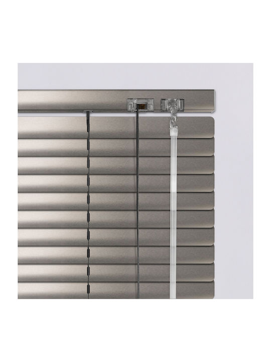 BetterHome 836789 Jalousie aus Aluminium in Grauer Farbe P160xH120cm