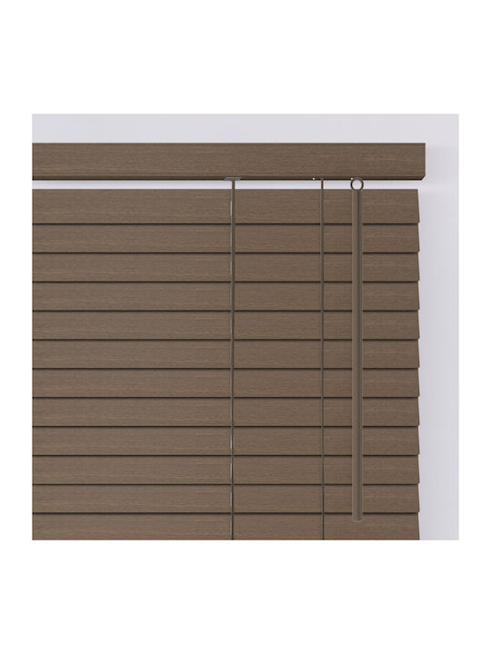 BetterHome 815214 Wooden Blinds in Brown Color P100xH140cm