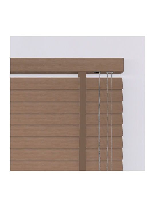 BetterHome 805607 Wooden Blinds in Brown Colour 80x160cm