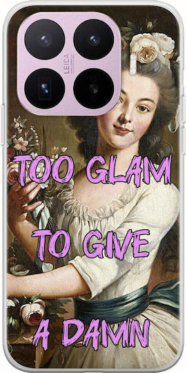 Mobile Phone Case Vintage Lady Too Glam To Give A Damn Xiaomi 17t 5g Flexible TPU Transparent Silicone