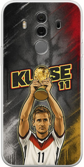 Handyhülle World Stars Collection Miroslav Klose Huawei Mate 10 Pro Flexible Tpu Transparente Silikon