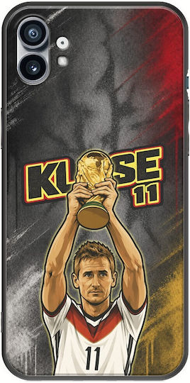Калъф World Stars Collection Miroslav Klose Nothing Phone 1 Черен TPU Черен Силикон