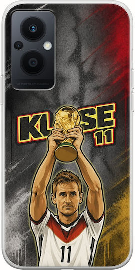 Θήκη World Stars Collection Miroslav Klose Oppo Reno 8 Lite Flexible Tpu Διάφανη Σιλικόνη