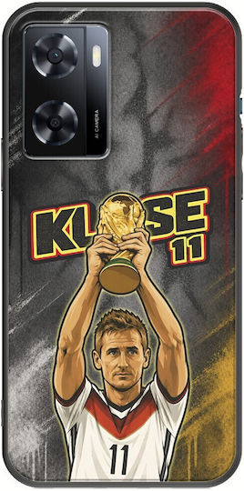 Husă World Stars Collection Miroslav Klose Oppo A57s Negru TPU Silicon