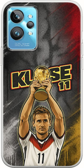 World Stars Collection Miroslav Klose Realme GT2 Pro Flexible TPU Transparent Silicone Case