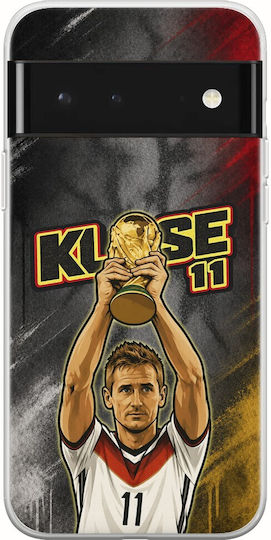World Stars Collection Miroslav Klose Google Pixel 6 Pro 5g Flexible TPU Transparent Silicone Case