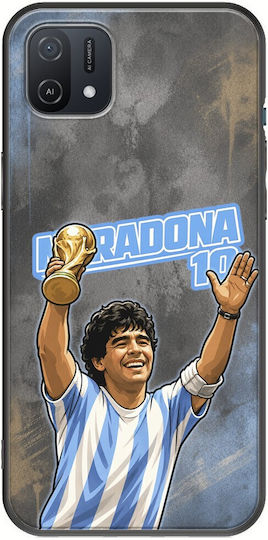 Θήκη World Stars Collection Diego Maradona Oppo A16k Black Tpu Μαύρη Σιλικόνη