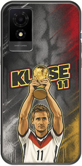 Калъф World Stars Collection Miroslav Klose Tcl 501 Черен TPU Силикон