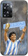 World Stars Collection Diego Maradona Case Oppo A57s Black TPU Black Silicone