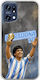 Θήκη World Stars Collection Diego Maradona Oppo Find X5 Pro 5g Flexible Tpu Διάφανη Σιλικόνη