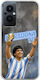 Θήκη World Stars Collection Diego Maradona Oppo Reno 8 Lite Flexible Tpu Διάφανη Σιλικόνη