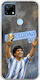 World Stars Collection Diego Maradona Realme 7i Flexible TPU Transparent Silicone Case