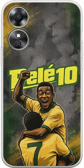 Handyhülle World Stars Collection Pele Oppo A17 Flexible Tpu Transparente Silikon
