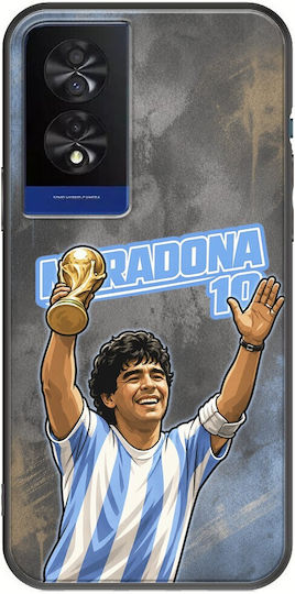 Калъф World Stars Collection Diego Maradona Tcl 40 Nxtpaper 4g Черен Tpu Силикон