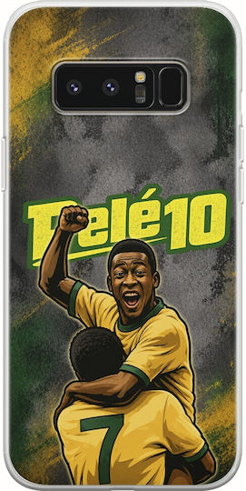 World Stars Collection Pele Samsung Galaxy Note 8 Flexible TPU Transparent Silicone Case