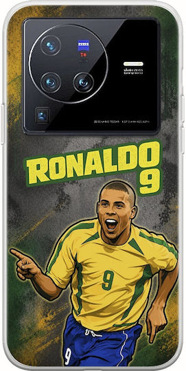 World Stars Collection Ronaldo Vivo X80 Pro Flexible TPU Transparent Silicone Case