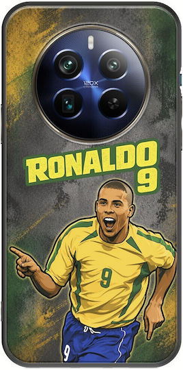 Handyhülle World Stars Collection Ronaldo Realme 12+ 5g Schwarze Tpu Mehrfarbige Silikon