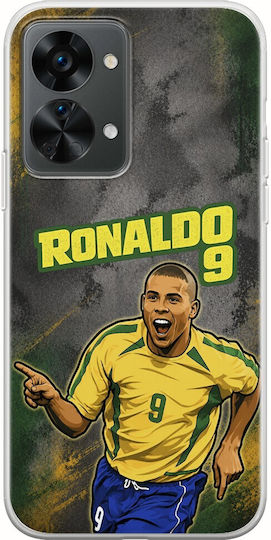World Stars Collection Ronaldo Case OnePlus Nord 2T 5G Flexible TPU Transparent Silicone