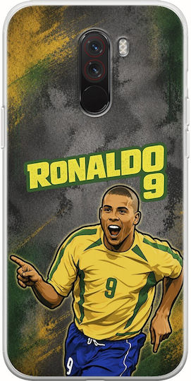 World Stars Collection Ronaldo Xiaomi Pocophone F1 Flexible TPU Transparent Silicone Case
