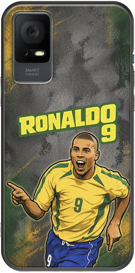 Husă World Stars Collection Ronaldo TCL 405 Black TPU Neagră Silicon