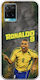 World Stars Collection Ronaldo Vivo Y21s Flexible TPU Transparent Silicone Case
