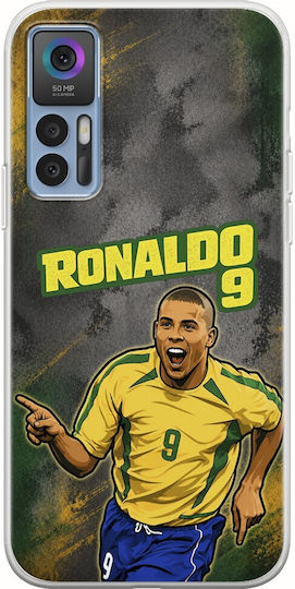 World Stars Collection Ronaldo Case Tcl 30 30 5g 30+ Flexible Tpu Transparent Silicone