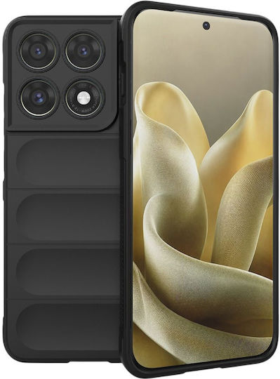 Techsuit Magic Rückseite Umschlag Silikon Schwarz (Motorola Edge 70 Pro)