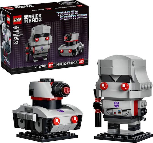 LEGO Brick Headz Megatron Robot & Vehicle for 10+ Years 224pcs