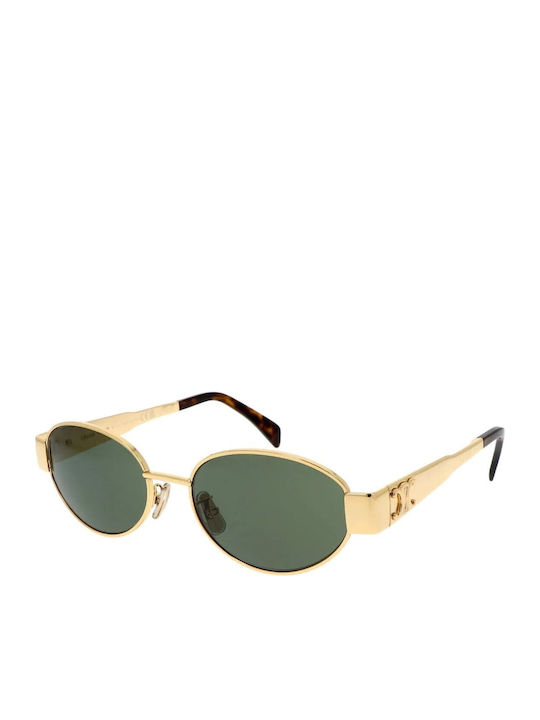 Celine Triomphe Women's Sunglasses with Gold Metallic Frame 442889