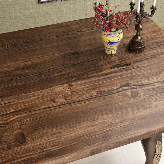 Self-adhesive Vinyl Waterproof Brown Furniture Foil 40x600 Cm Self-adhesive Vinyl Waterproof Brown Furniture Foil 40x600 Cm