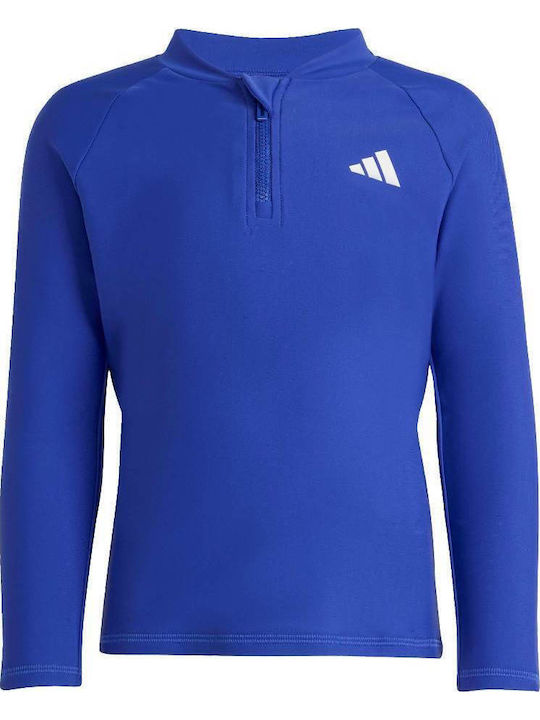 adidas Kids Swimwear Rashguard With Long Sleeve Blue