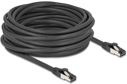 DeLock S/FTP Cat.8.1 Καλώδιο Δικτύου Ethernet 10m Μαύρο