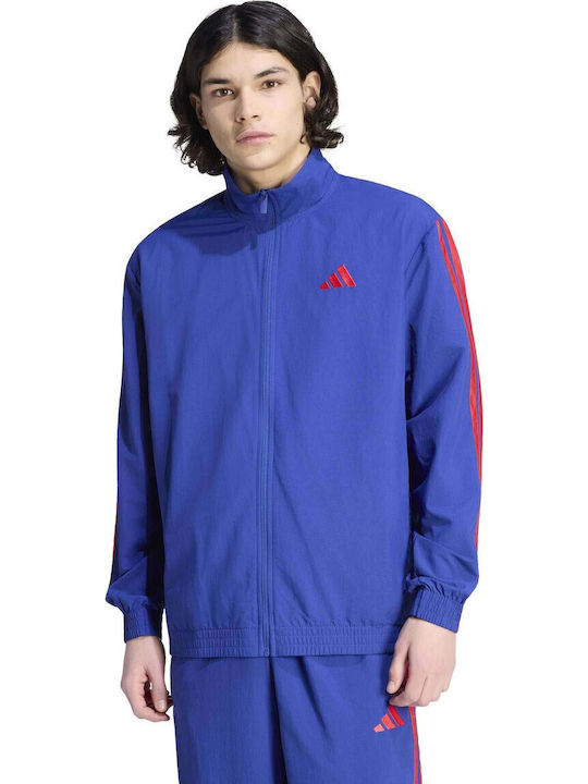 adidas M 3s Men's Athletic Blue Jacket