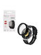 Volte-Tel Plastic Case with Tempered Glass in Burgundy Colour for Huawei Watch Gt 6