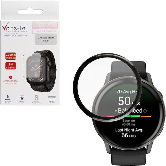 Volte-Tel Vollflächig Gehärtetes Glas Für Garmin Venu 4 45mm 1 Stück