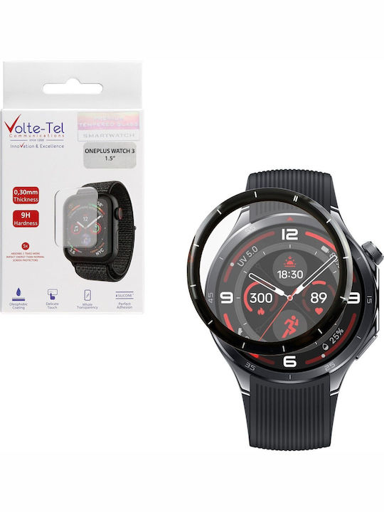 Volte-Tel Full Face Tempered Glass για το Huawei Watch 3 1τμχ