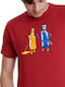 Aguafiestas Kukuxumusu Mens T-shirt Red