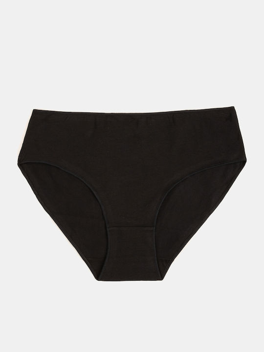 Basic Black Women's Briefs Size 2XL Black