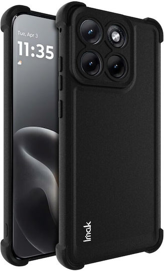 Imak Matte Silicone Black Back Cover (Motorola Edge 70 Fusion 5G)